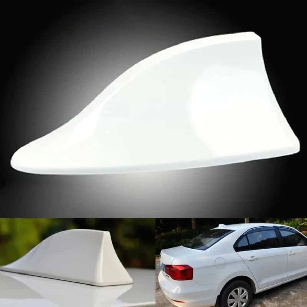 Aileron Requin Antenne Pour Renault Mégane 3 - Améliore La Réception Radio, Design Sportif, Autocollant - 3